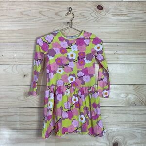 Tea collection floral‎ long sleeve cotton dress size 8